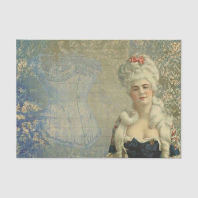 Papel De Seda Rainha Francesa (Frente )