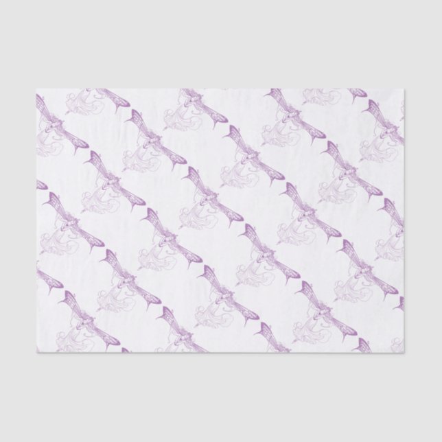 Papel De Seda Rainha Mab Fada, Doce Dezesseis em Roxo (Frente )