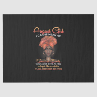 Papel De Seda Rainhas São Nasceres Em Agosto De Mulheres Negras 