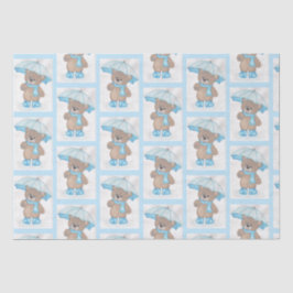 Papel De Seda Rainy Daze Teddy Bear