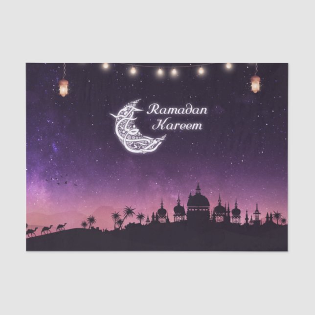Papel De Seda Ramadan Kareem (Frente )