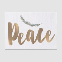 Papel De Seda Ramo de Paz de Férias Botânico Pinheiro Rústico Do