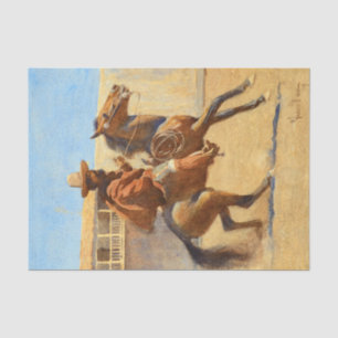 Papel De Seda Ranchero da Velha Califórnia por Maynard Dixon