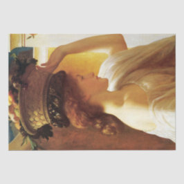 Papel De Seda Rapariga com cesta de Fruta (por Frederic Leighton