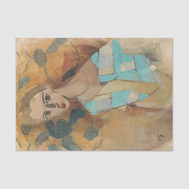 Papel De Seda Rapariga de Eydtkuhne, H.Schjerfbeck (Frente )