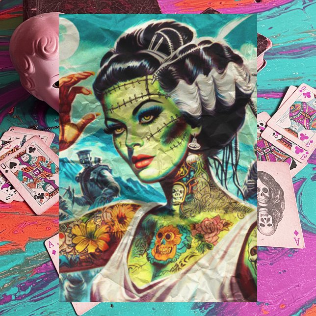 Papel De Seda Rapariga do Monstro (Criador carregado)