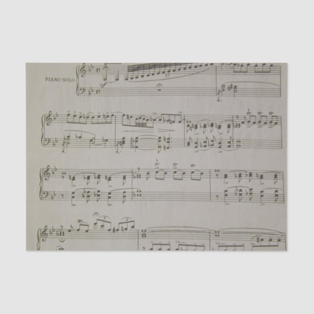 Papel De Seda Rapsódia no azul (Frente )