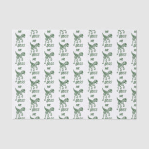 Papel De Seda Raptor Florestal Verde Hunter