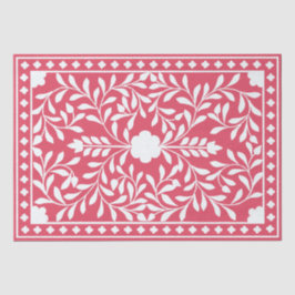 Papel De Seda Raspberry Traditional Bone Inlay Decoupage Paper