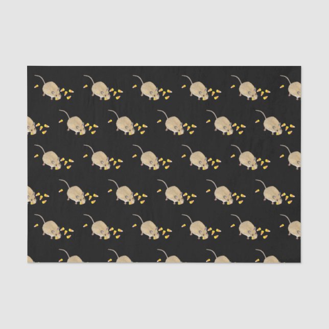Papel De Seda Rato com Milhos de Açúcar (Frente )