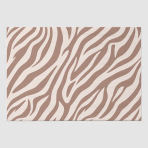 Papel De Seda Rato Zebra Print-Mocha
