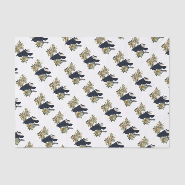 Papel De Seda Raven Bird (Frente )