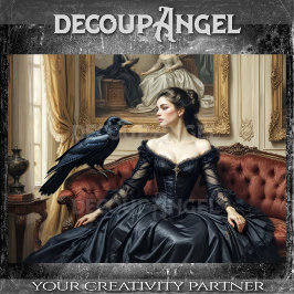 Papel De Seda Raven’s Guest Decoupage