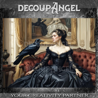 Papel De Seda Raven’s Guest Decoupage