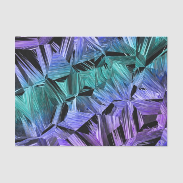 Papel De Seda realidade virtual, gradiente de cristal escuro: (Frente )