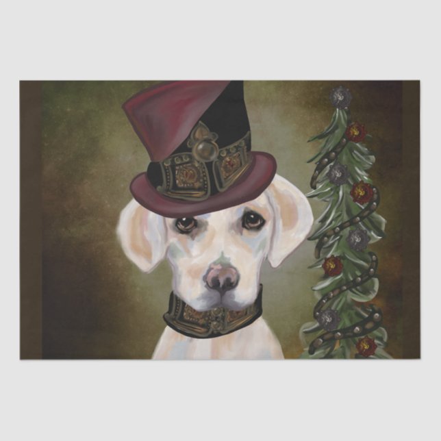 PAPEL DE SEDA RECUPERADOR DE LABRADOR (Frente )