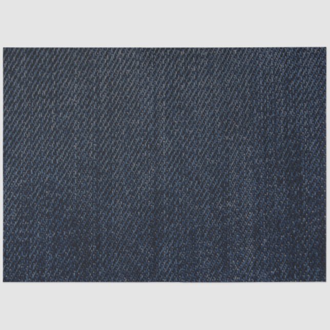 Papel De Seda Recusar Jeans Azuis de Fundo Textura Decoupage (Frente )