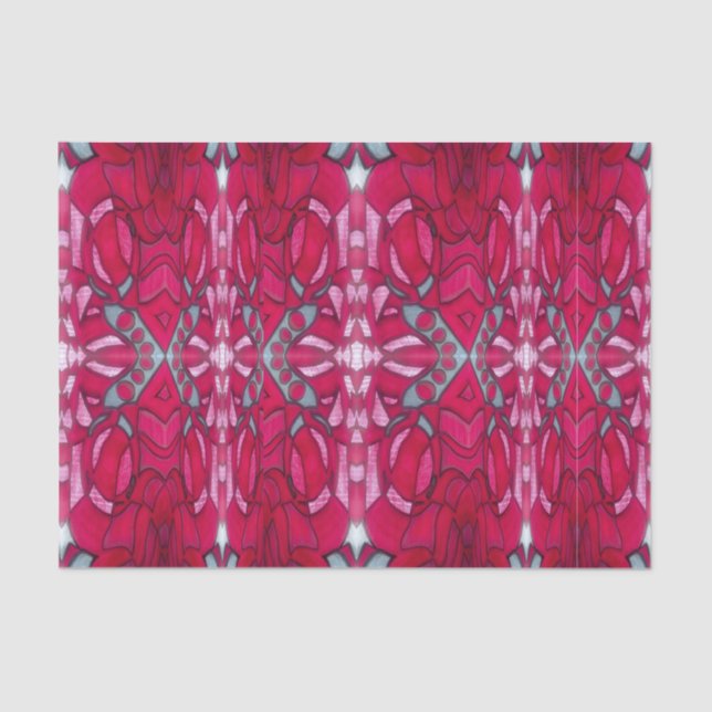 Papel De Seda Red abstract  (Frente )