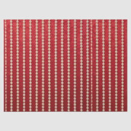 Papel De Seda Red and White Velvet-Look Pearl