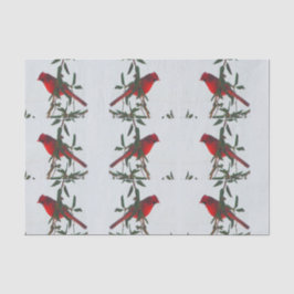 Papel De Seda Red Cardinal Natal