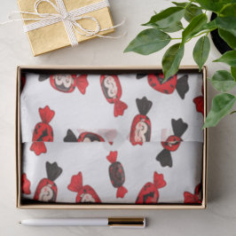 Papel De Seda Red Dracula Candy Para O Halloween