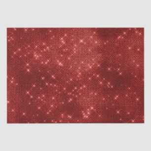 Papel De Seda Red Glitzy Chic Glam Sparkle