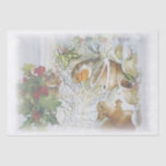 Papel De Seda Red Robin Bird Squirrel Winter Christmas<br><div class="desc">Red Robin Bird Squirrel Winter Christmas</div>