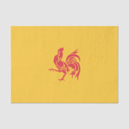 Papel De Seda Red Rooster (Bandeira da Valônia)