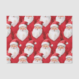Papel De Seda Red Santa Claus Natal