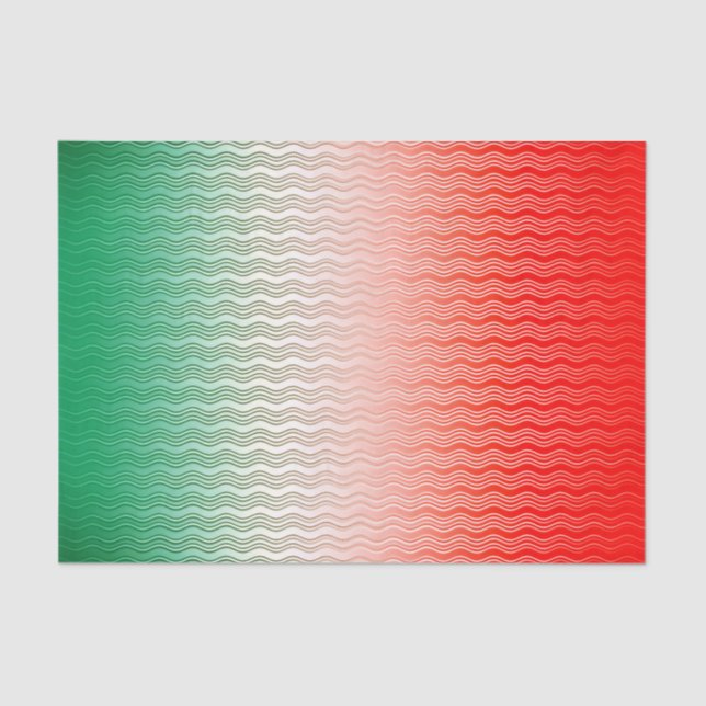 Papel De Seda Red Silver Green (Frente )