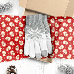 Papel De Seda Red Vintage Watercolor Papai Noel Natal<br><div class="desc">Enrole seus presentes em encanto festivo com esta coloração d'água vermelha de Natal Papai Noel. Apresentando um padrão repetitivo de ilustrações clássicas de Papais noeis, este papel de tecido adiciona um toque nostálgico ao seu empacotamento de férias. A design de aquarela contra o fundo de férias dá um olhar retrô,...</div>