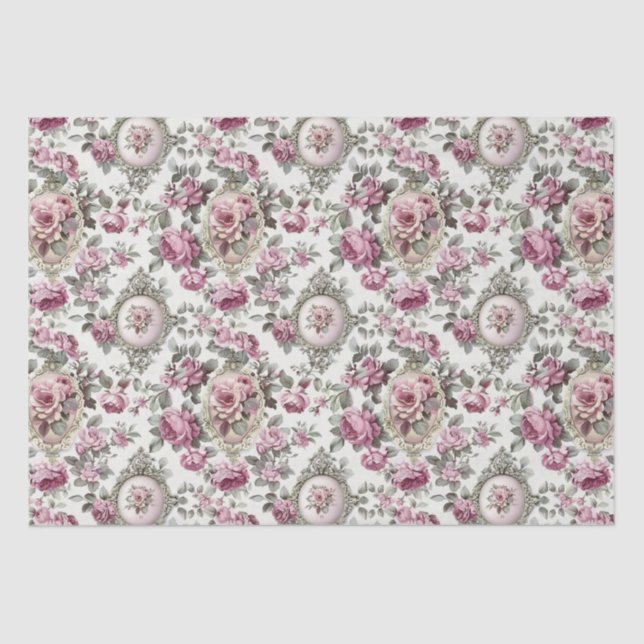 Papel De Seda Regency Era Victorian England Patterno (Frente )