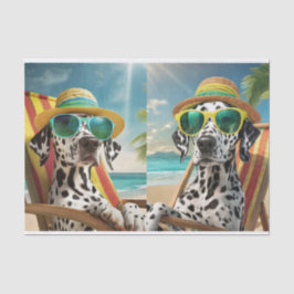 Papel De Seda Reggie Bahama & Matilda Mama, Dalmatianos em Vaca