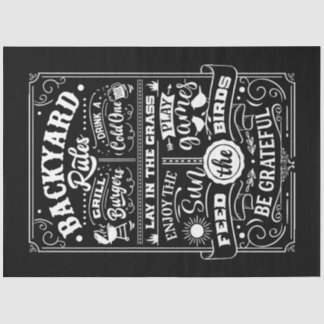 Papel De Seda Regras do BackYard