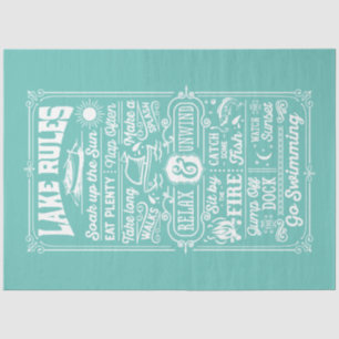 Papel De Seda Regras do Lago