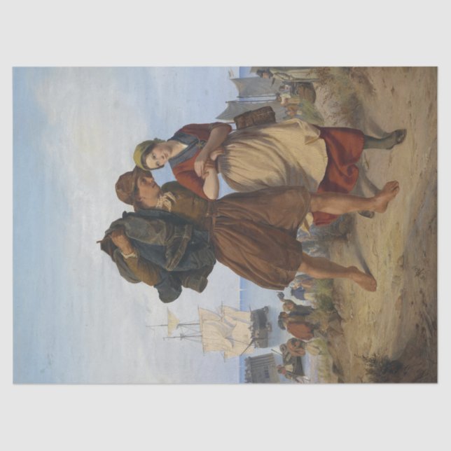 Papel De Seda Regresso do pescador (por Rudolf Jordan) (Frente )