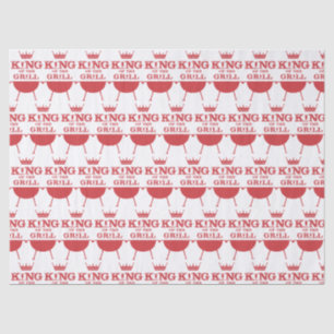 Papel De Seda Rei Da Grelha, Vermelho