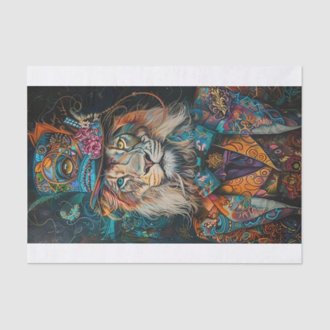 Papel De Seda Rei da Selva4 (Frente )