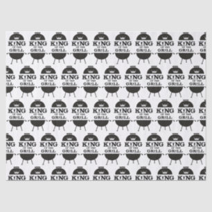 Papel De Seda Rei Do Grill, Coroa Branca Negra