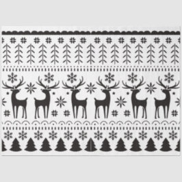 Papel De Seda Reindeer de Natal para Folk Moderno