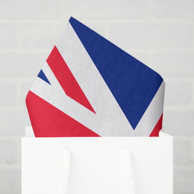 Papel De Seda Reino Unido bandeira britânica (Sacola de presentes)