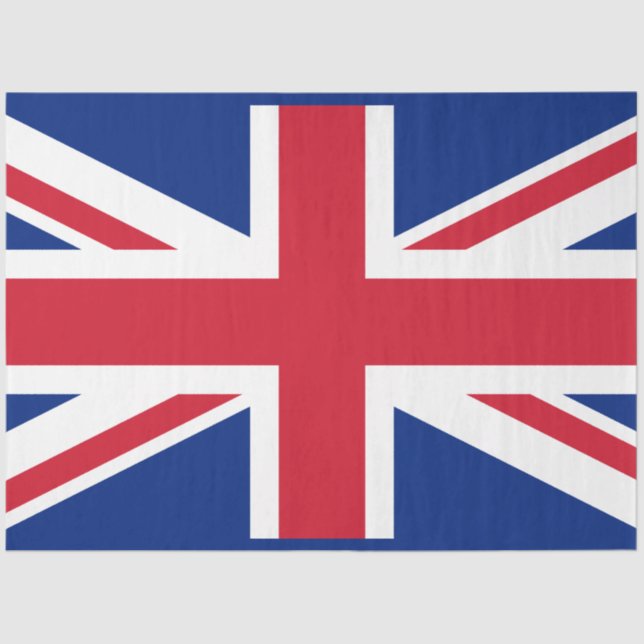 Papel De Seda Reino Unido (bandeira britânica) (bandeira da Uniã (Frente )