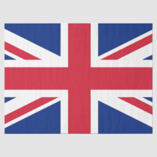 Papel De Seda Reino Unido União Jack Flag das Colônias britânica