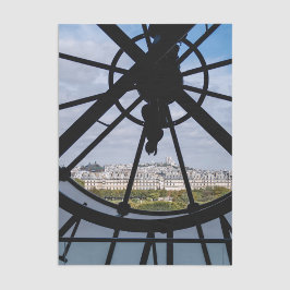 Papel De Seda Relógio de vidro gigante no Musée d'Orsay - Paris