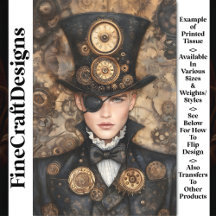 Relógio Punk Homem Steampunk em Chapéu Alto AD4 De