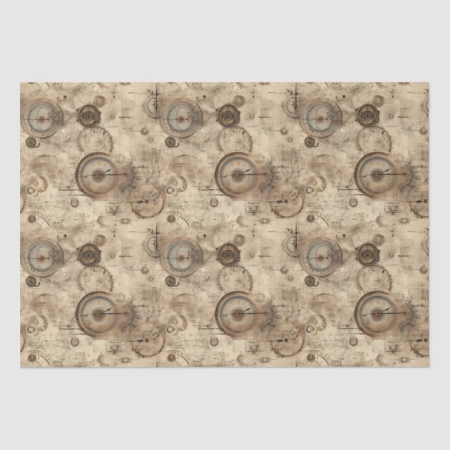 Papel De Seda Relógio Russo Vapor (11) (Frente )