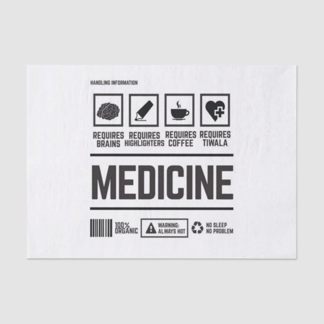 Papel De Seda remédio (Frente )