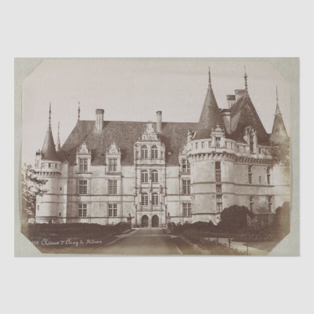 Papel De Seda Renascença do Azay le Rideau Château (Frente )