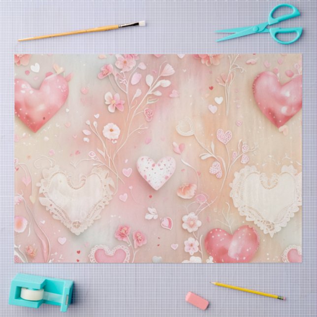 Papel De Seda Renda e Luz (Arte )