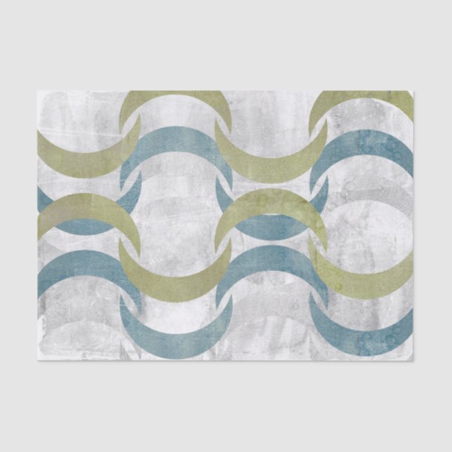 Papel De Seda Repetição Geométrica III (Frente )